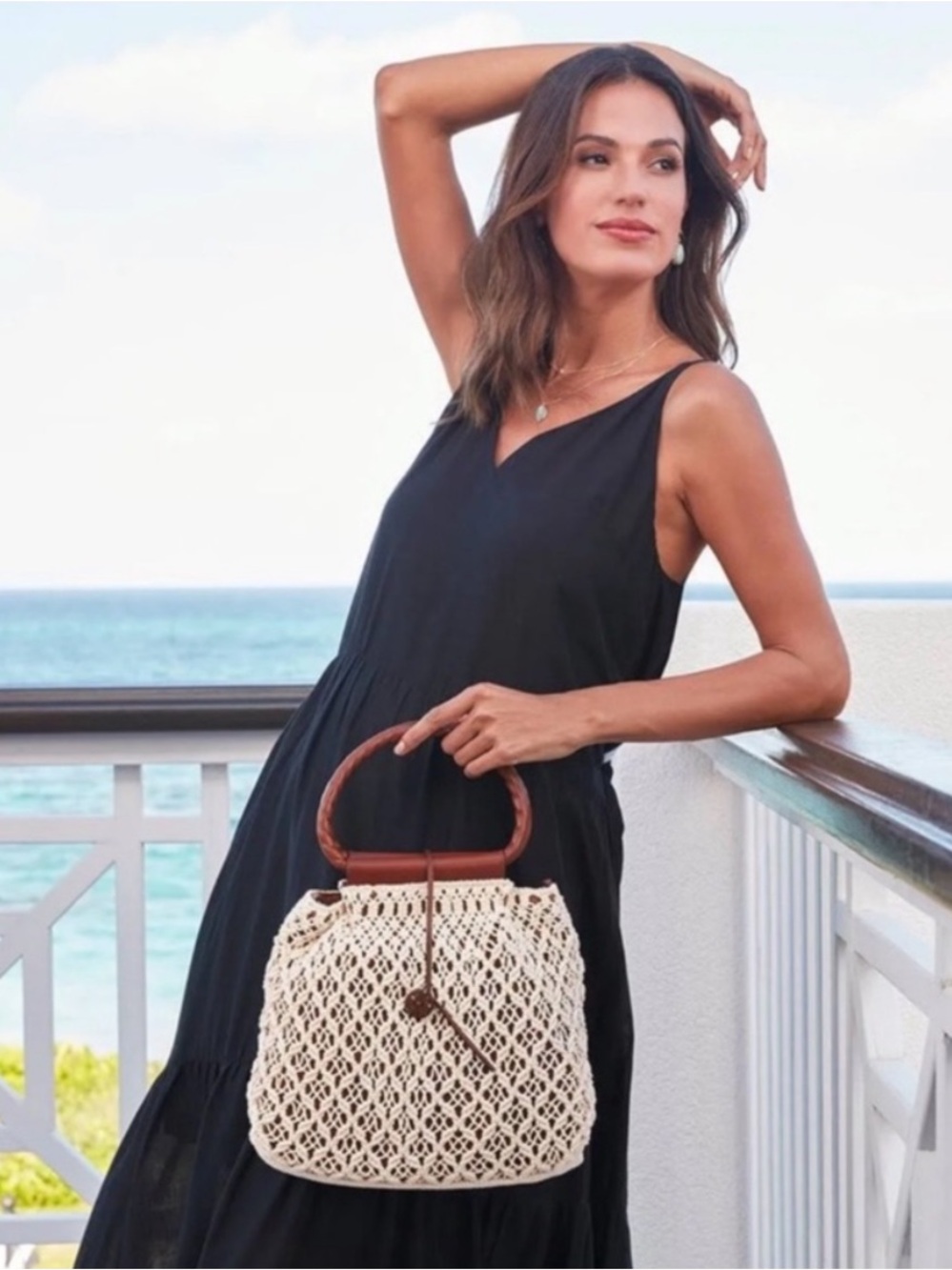 Patricia Nash Macrame Handbag Purse